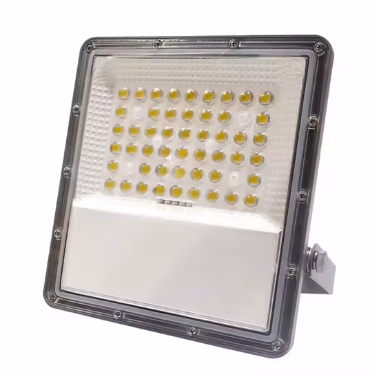 Komplett aus Aluminiumdruckguss gefertigtes CCTV-Solar-Flutlicht für den Außenbereich
